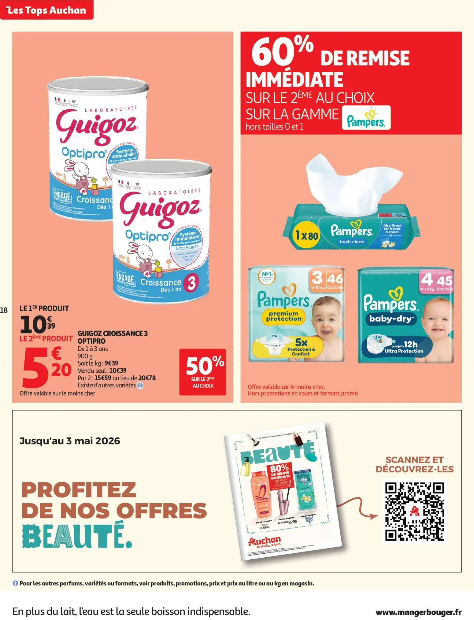 {H1} | Page: 18 | Produits: Couches, Pampers, Guigoz, Couches pampers