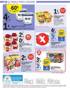 E.Leclerc - Prévisualisation de YAOURTS BRASSÉS AUX FRUITS AVEC MORCEAUX(2) "DÉLISSE", Yaourts brassés aux fruits avec morceaux, 16 x 125g (2kg). valide à partir de 10.02.2026 | Page: 16