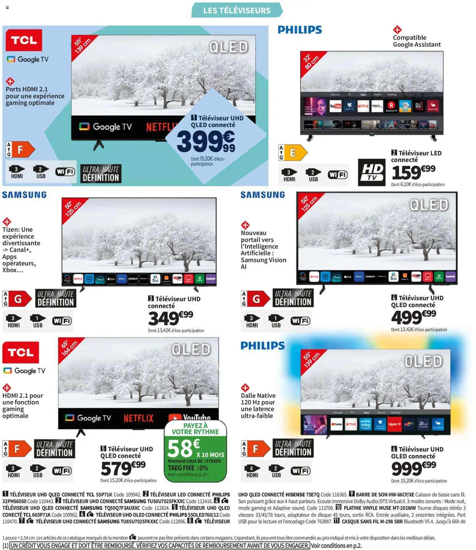 {H1} | Page: 46 | Produits: Vidéo, USB, Televiseur, Casque