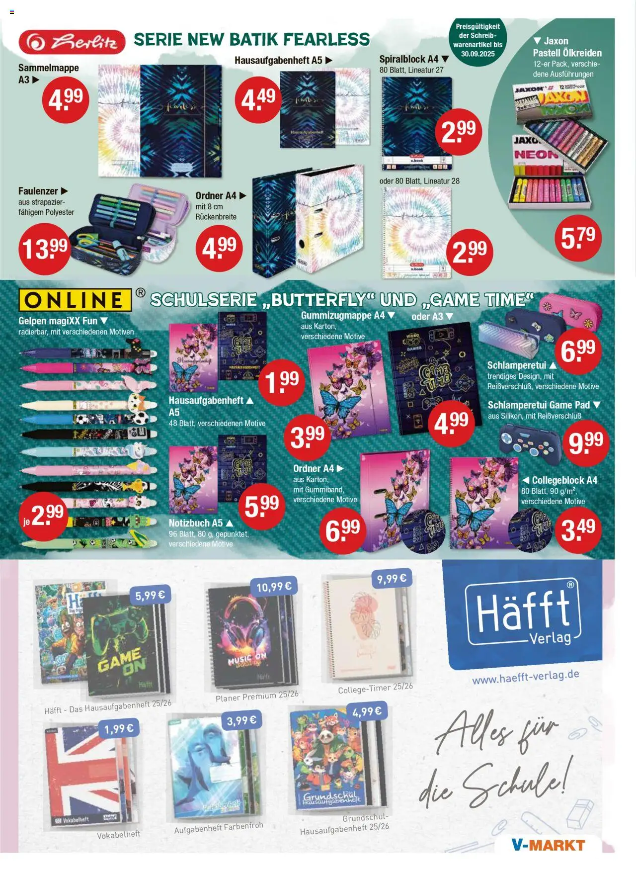 V-Markt - Hallertau/Oberpfalz – gültig ab 11.09.2025 | Seite: 21 | Produkte: Notizbuch, Video