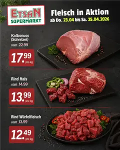 ETSAN Fleisch in Aktion ab 23.04.2026 gültig