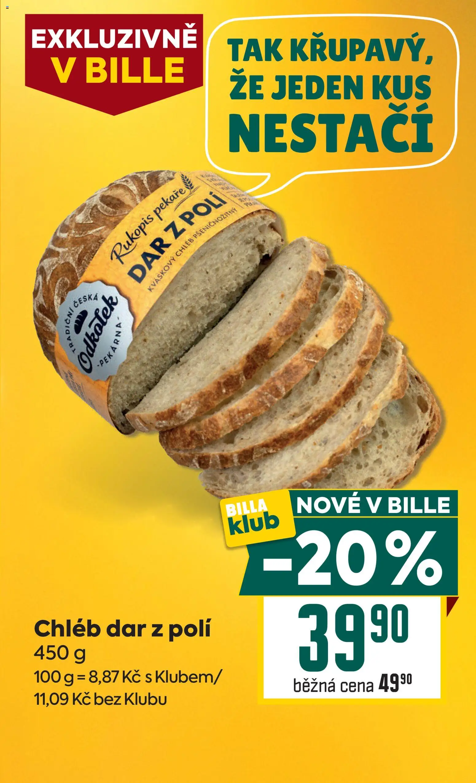 Billa Velký leták od 07.04.2026 | Strana: 5 | Produkty: Chléb, Kváskový chléb, Pekárna