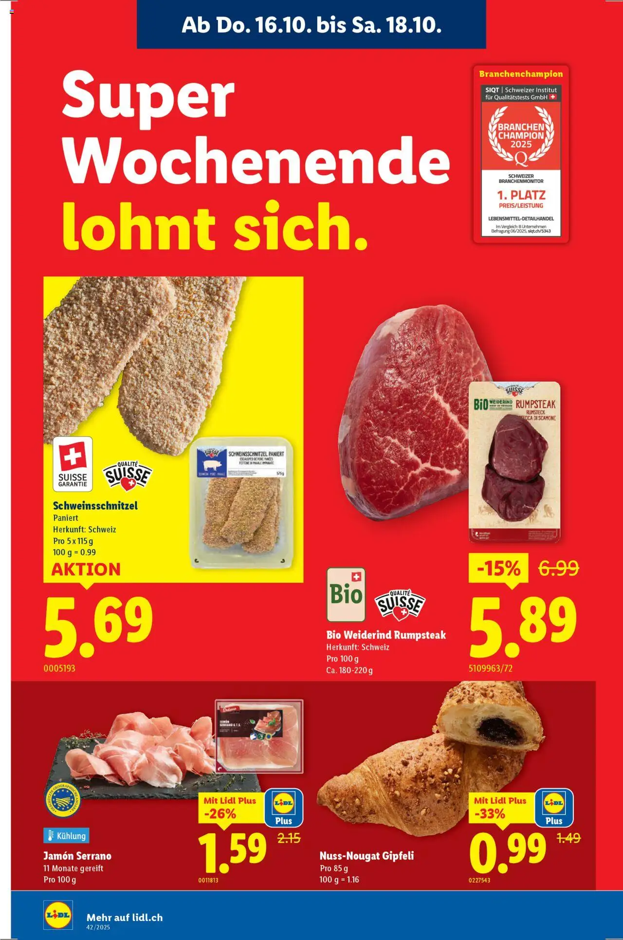 Lidl Aktionen – gültig ab 16.10.2025 | Seite: 2 | Produkte: Gipfeli