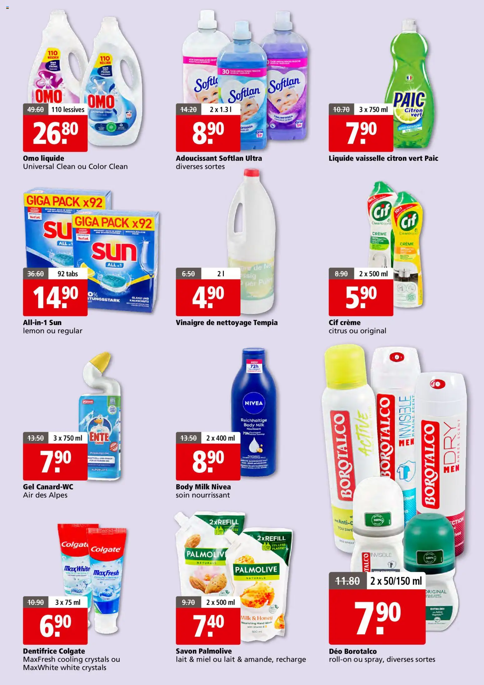 Aligro aktionen 2000 Chavannes, Matran, Genève, Sion – gültig ab 20.04.2026 | Seite: 8 | Produkte: Body Milk, Creme