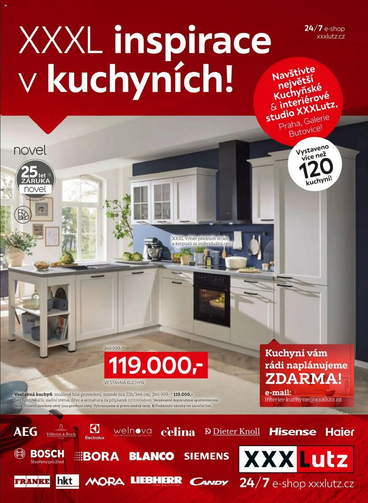 XXXLutz leták - XXXL inspirace v kuchyních od 26.01.2026 | Strana: 1 | Produkty: Dřez