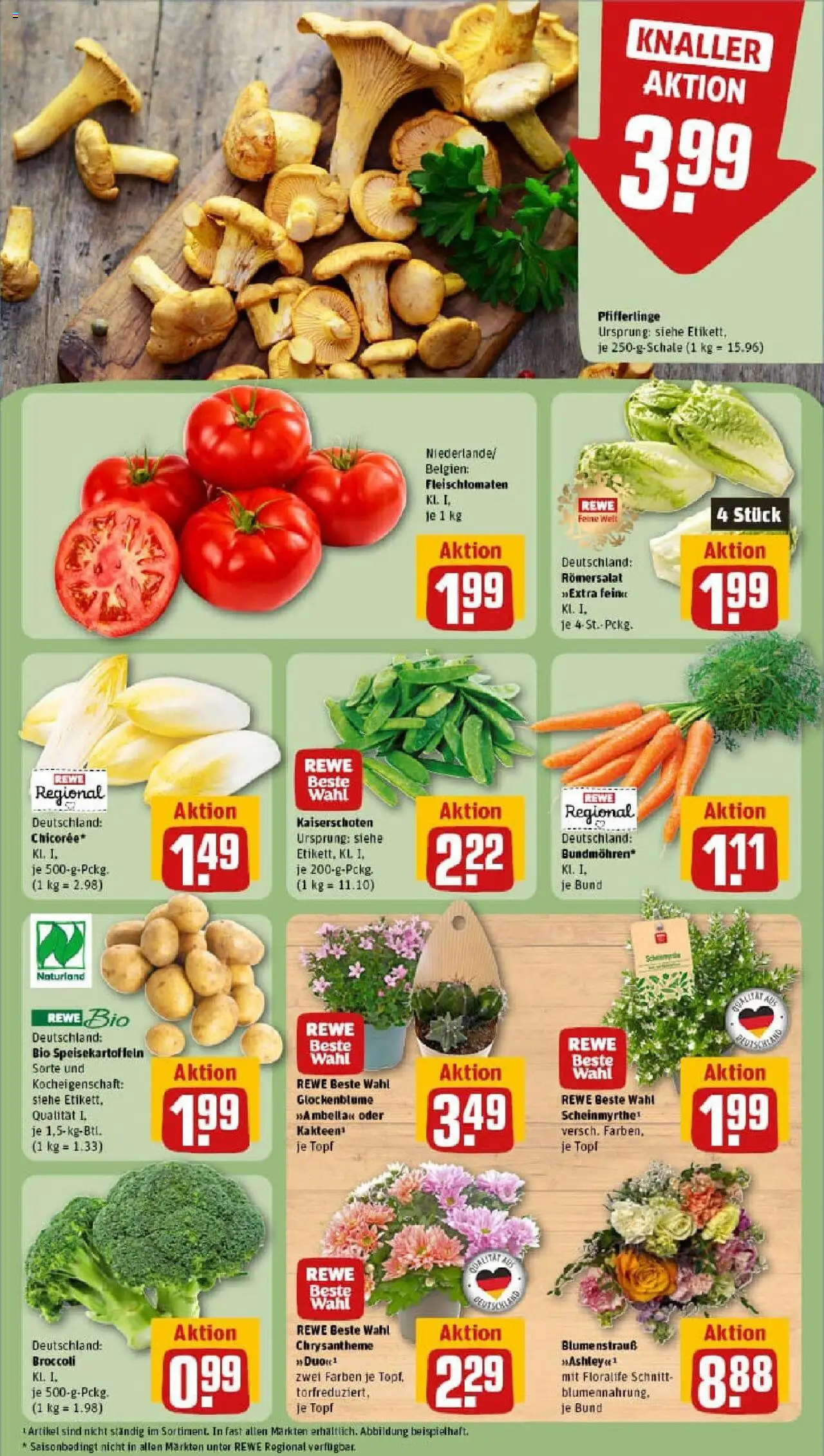Rewe prospekt Lübeck	 - gültig ab dem 27.07.2025 | Seite: 11 | Produkte: Pfifferlinge