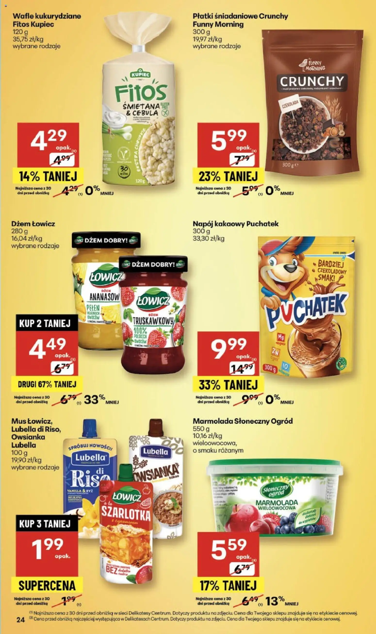 Delikatesy Centrum Gazetka od 30.10.2025 | Strona: 24 | Produkty: Kakao, Delikatesy, Czekolada, Płatki