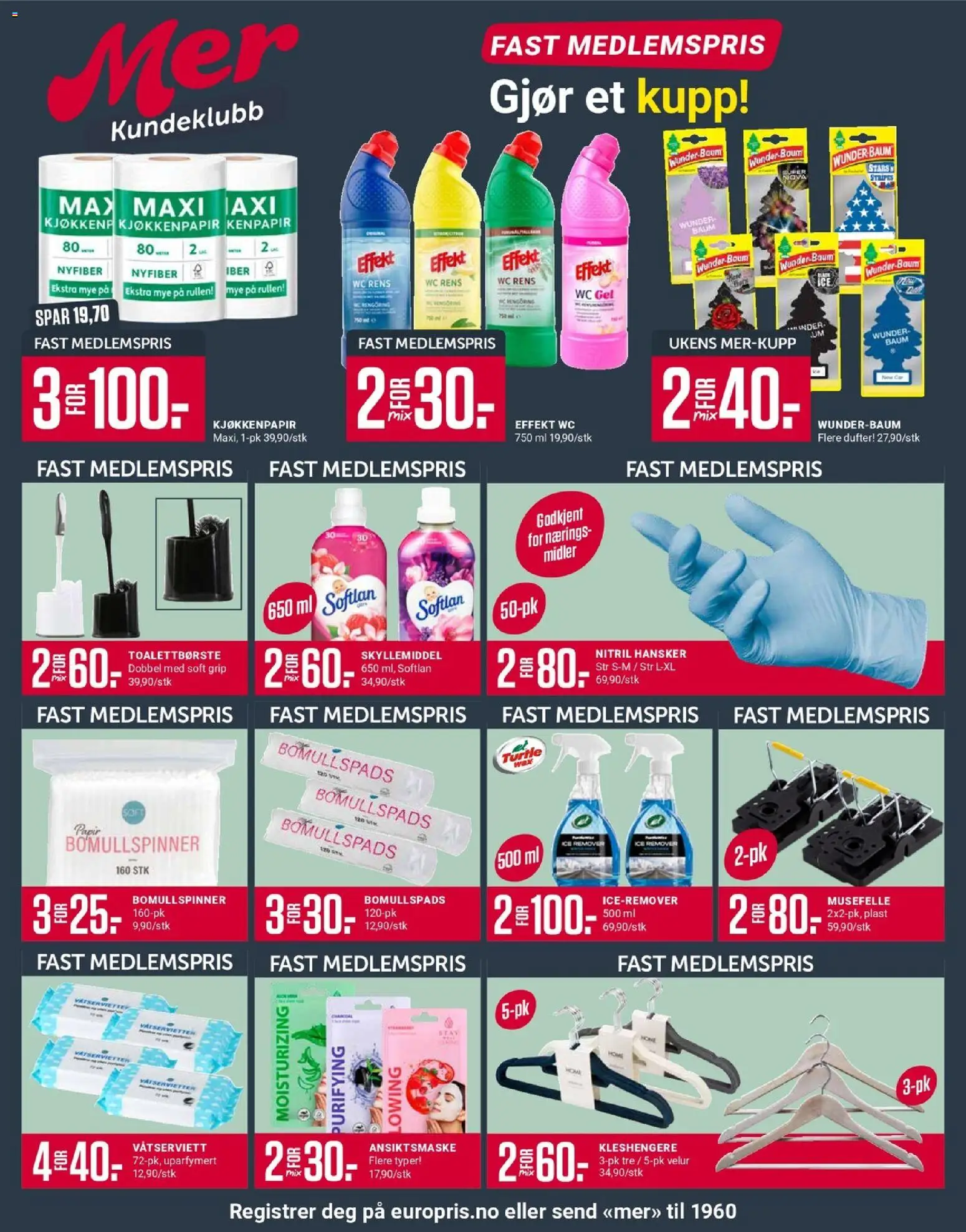 {H1} | Side: 6 | Produkter: Skottkärra, Hansker, Bomullspads, WC rens