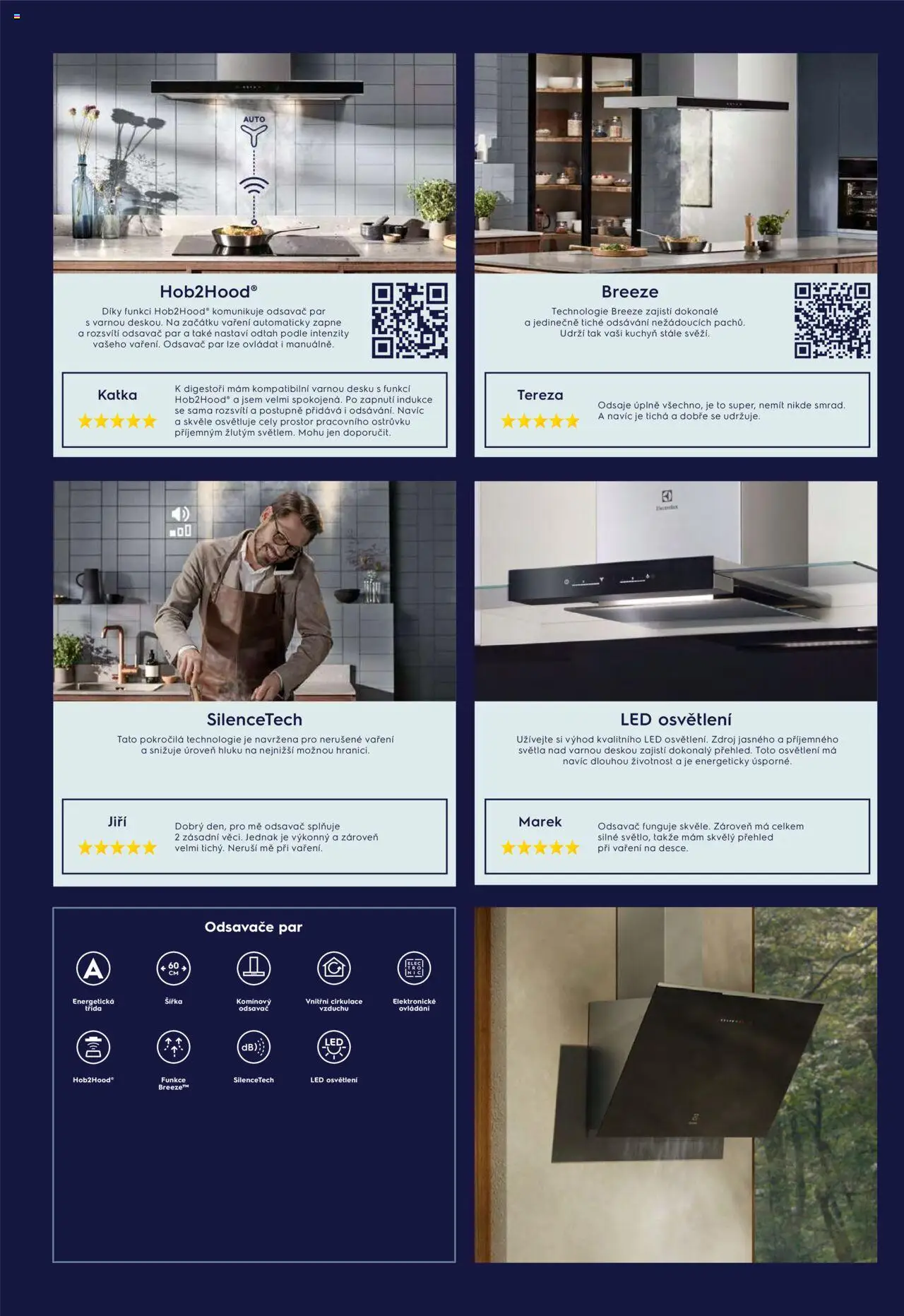 Möbelix leták - Electrolux od 01.04.2025 | Strana: 20 | Produkty: Odsavač par, LED