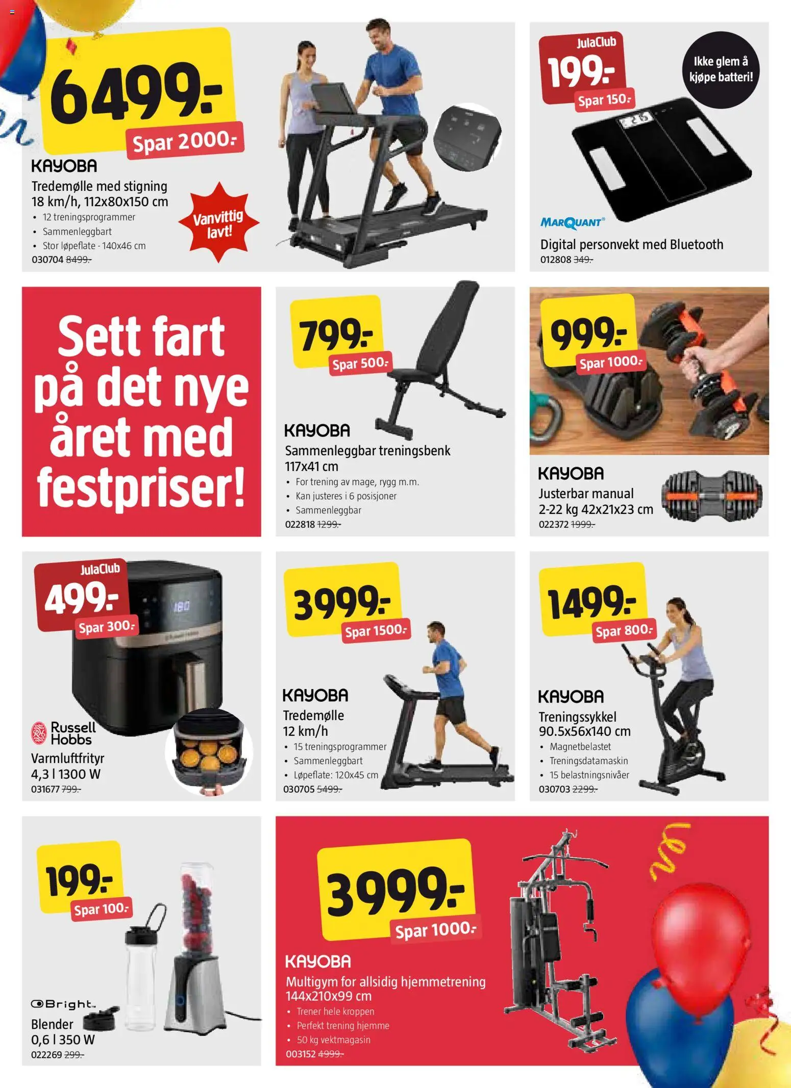 {H1} | Side: 6 | Produkter: Blender, Batteri