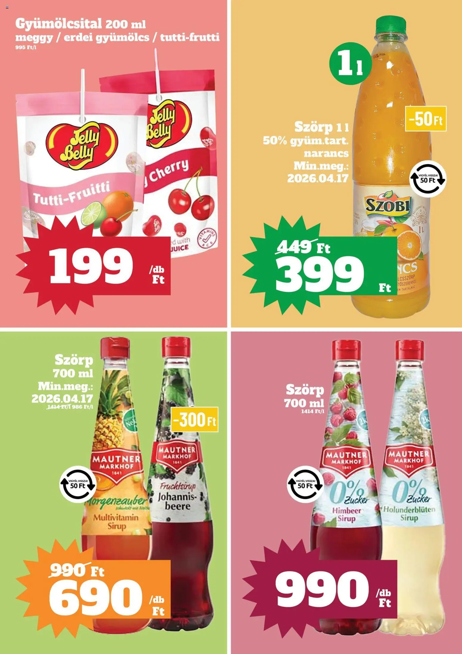 Family Diszkont akciós ujság - amely érvényes a következő dátumtól: 26.03.2026 | Oldal: 16 | Termékek: Szörp, Gyümölcsital, Gyümölcs, Narancs