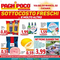 Anteprima del volantino Paghi Poco Gelso Bianco catalogo valido a partire dal 19.08.2025