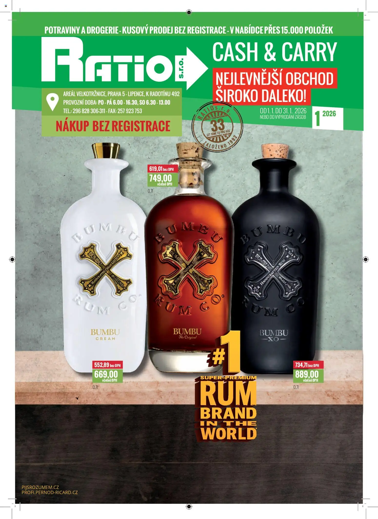 Ratio leták od 01.01.2026 | Strana: 68 | Produkty: Rum, Potraviny, Drogerie