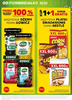 Pogląd oferty "Kaufland gazetka - Mocny start" - ważna od 30.03.2026 | Strona: 3 | Produkty: Malina, Dżem, Czekolada, Płatki
