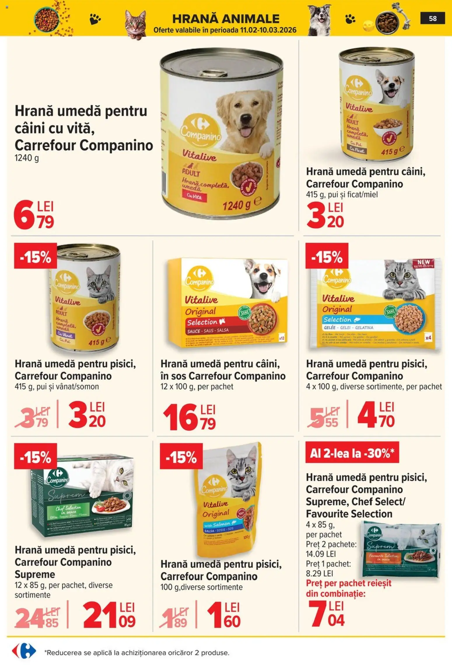 Noul catalog Carrefour – valabil de la 04.02.2026 | Pagină: 61 | Produse: Hacıyatmaz Kedi Oyuncağı, Sos