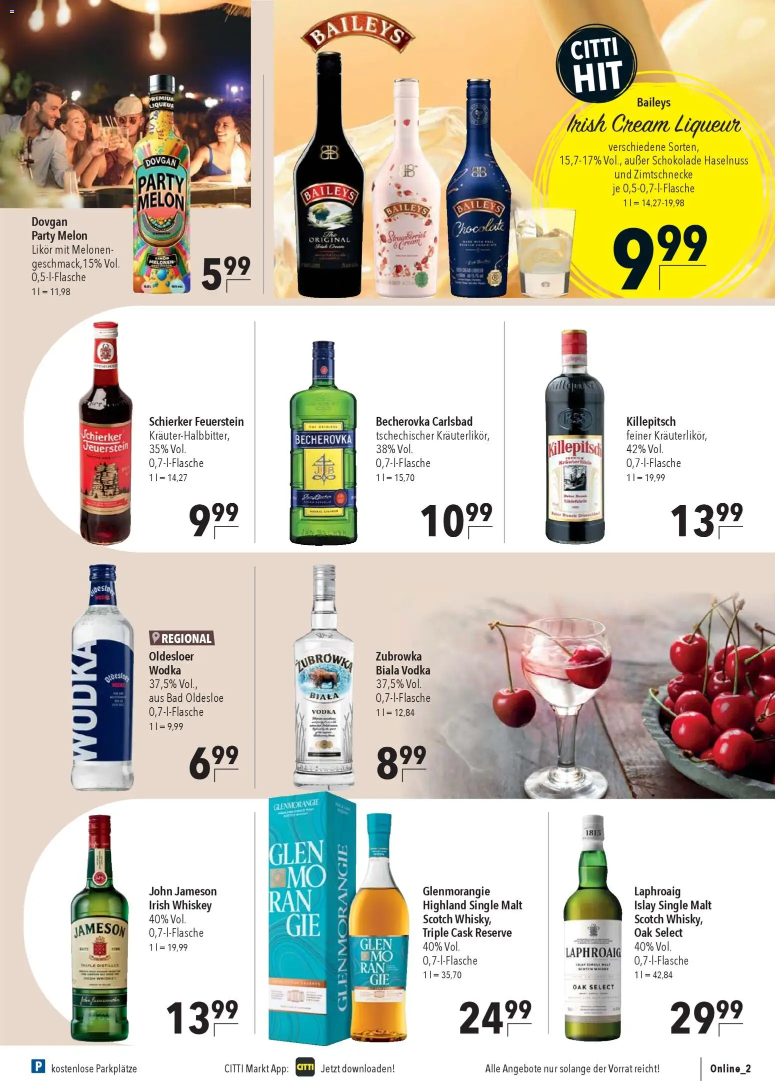CITTI Markt Prospekt 	 – gültig ab 18.02.2026 | Seite: 13 | Produkte: Jameson, Vodka, Wodka, Whiskey