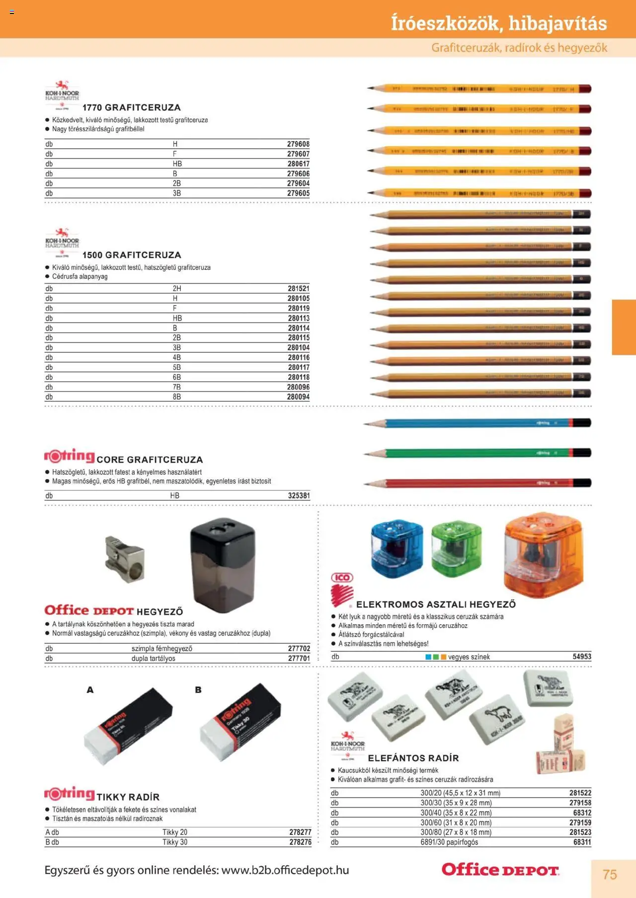 Office Depot akciós ujság - amely érvényes a következő dátumtól: 10.04.2025 | Oldal: 75