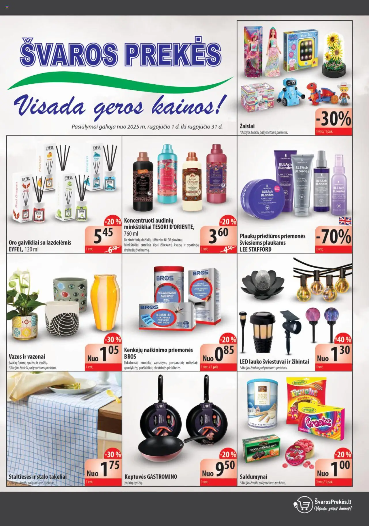 Švaros Prekés - Leidinys│galioja nuo 01.08.2025 | Puslapis: 1