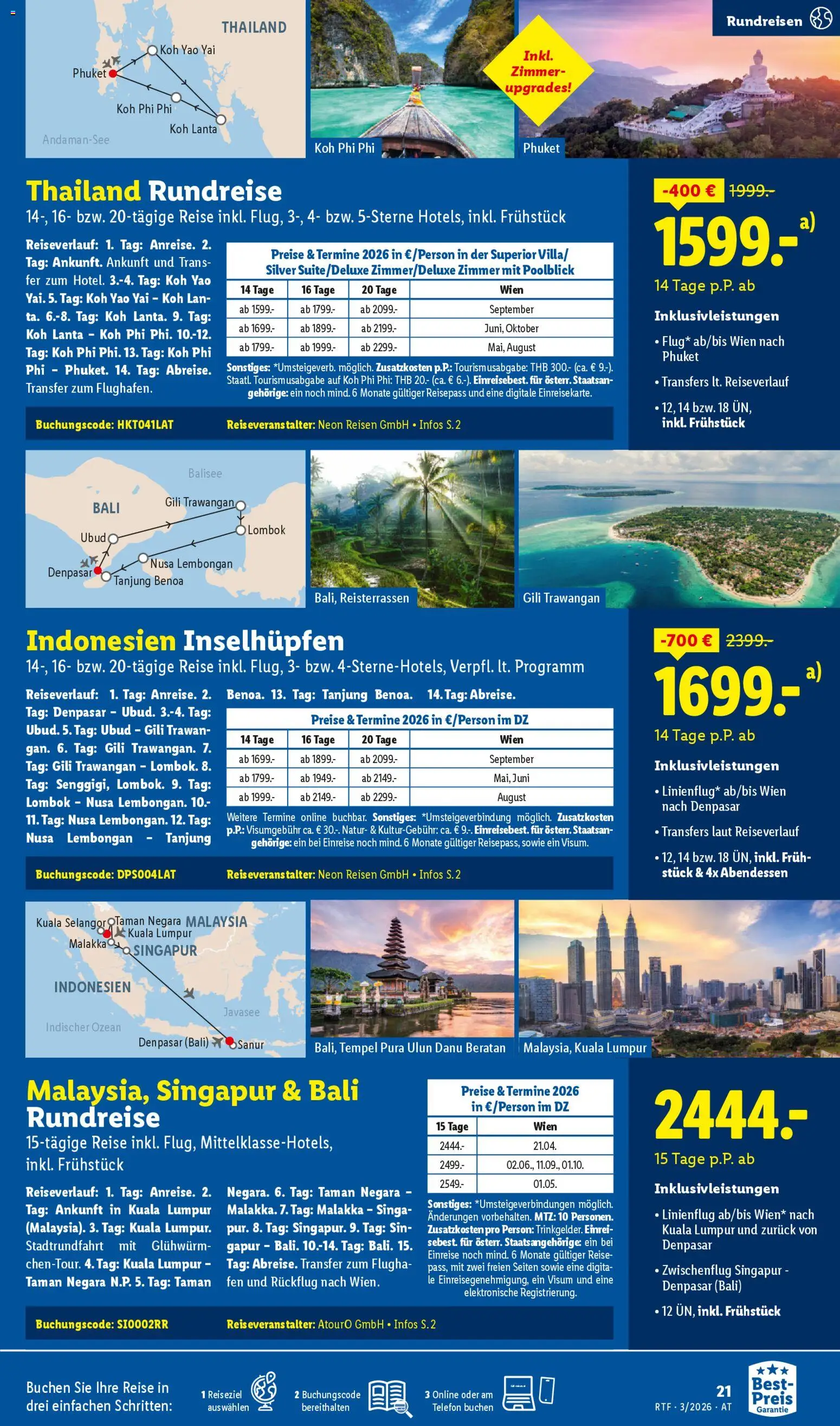 Lidl März/April Reise - Highlights gültig ab 13.03.2026 | Seite: 21 | Produkte: Telefon