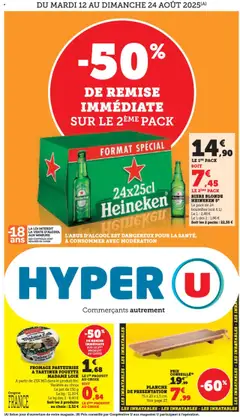 Hyper U - Prévisualisation de Hyper U catalogue les prix bas de la semaine valide à partir de 12.08.2025