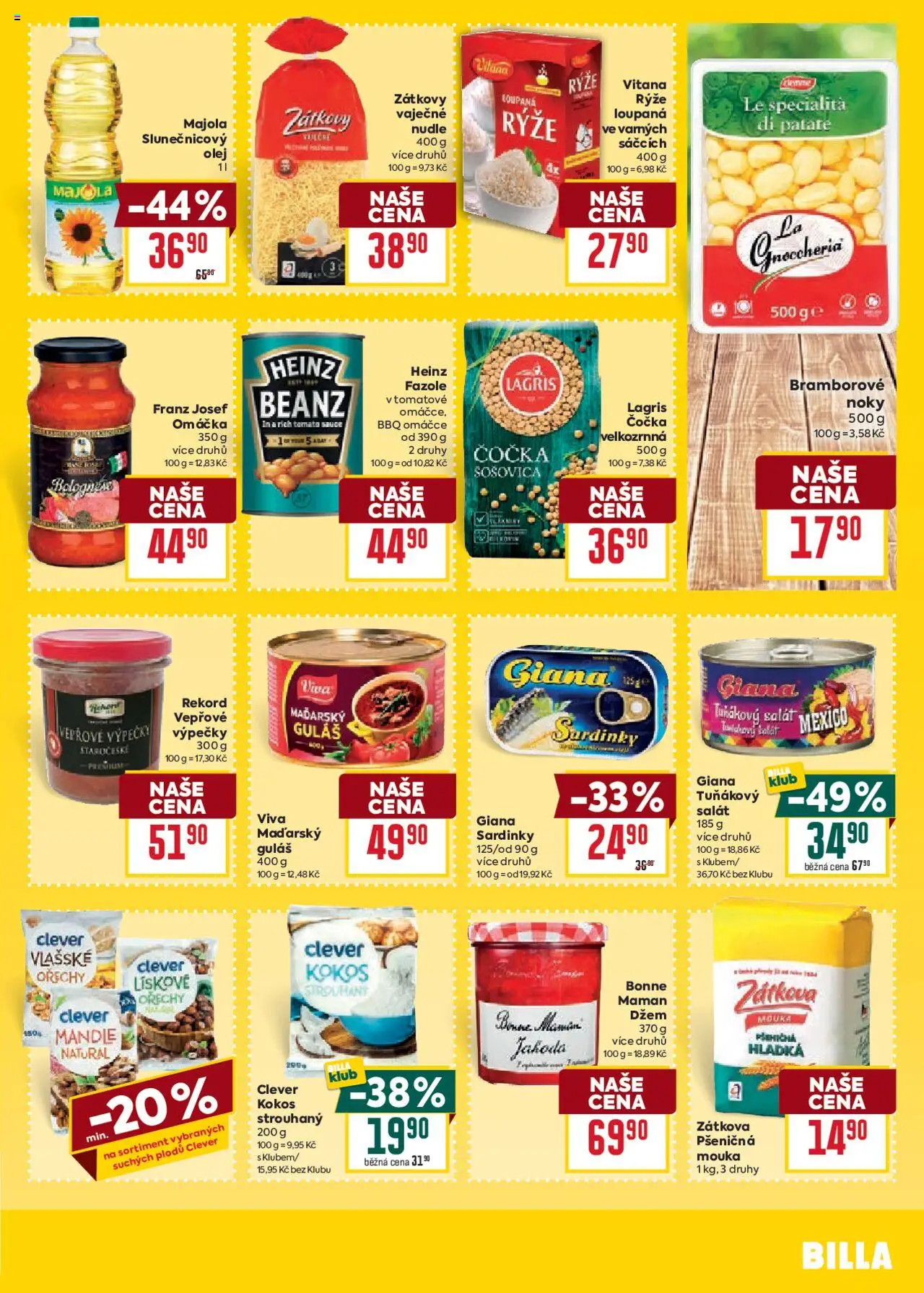 Billa Velký leták od 02.07.2025 | Strana: 19 | Produkty: Čočka, Ořechy, Kokos, Clever