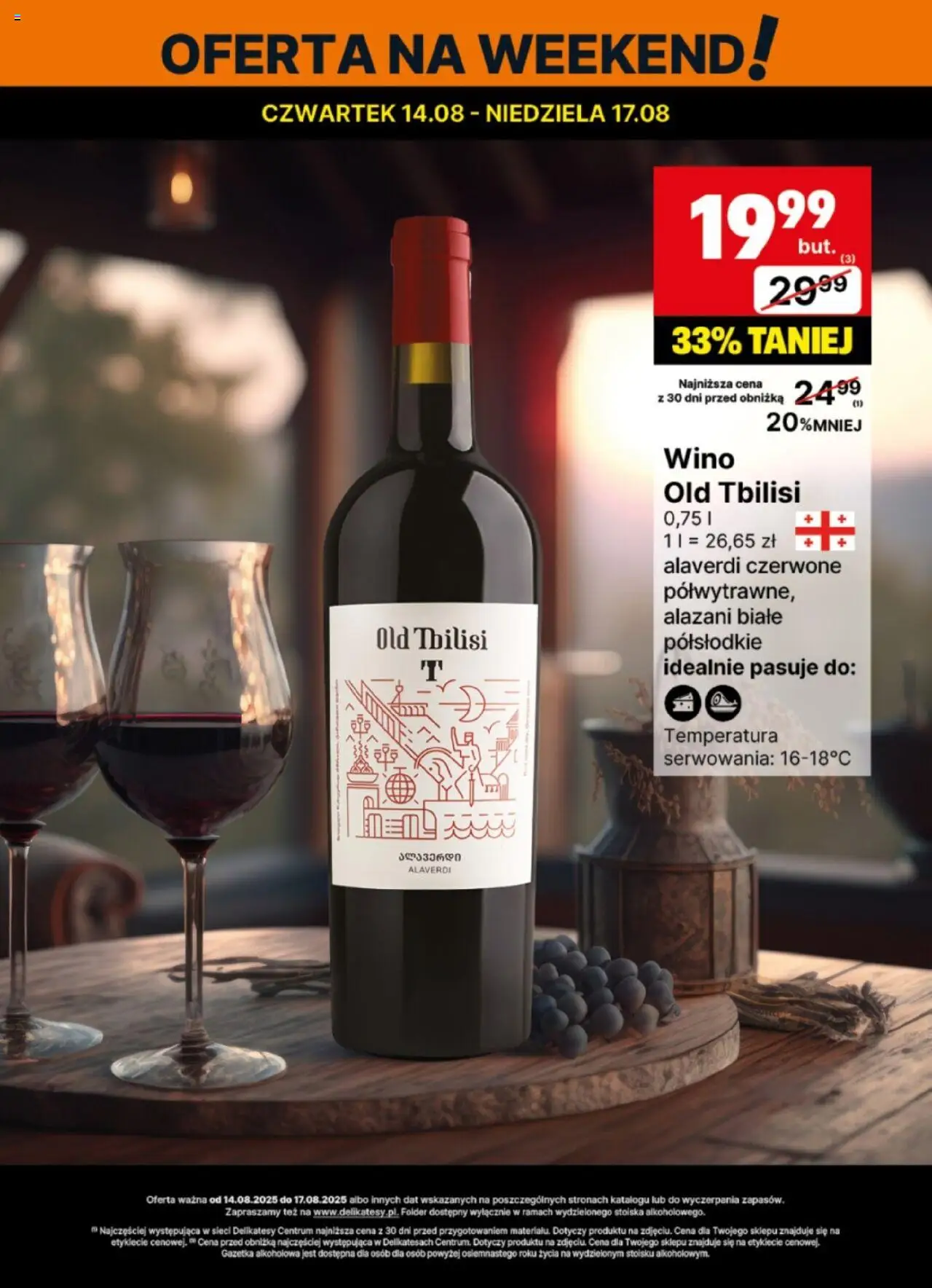 Delikatesy Centrum Gazetka - DeliBarek od 04.08.2025 | Strona: 3 | Produkty: Delikatesy, Wino