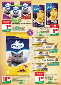 Pogląd oferty "Mokra karma dla kota PreVital, różne rodzaje, 100 g" - ważna od 29.10.2025 | Strona: 63