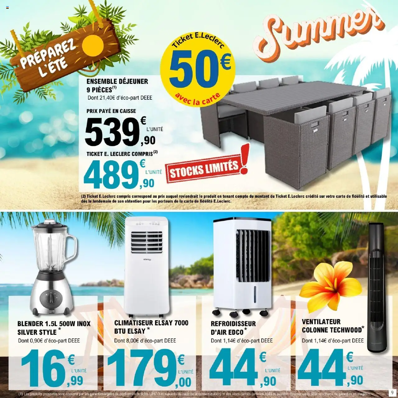  | Page: 9 | Produits: Blender, Ventilateur, Climatiseur