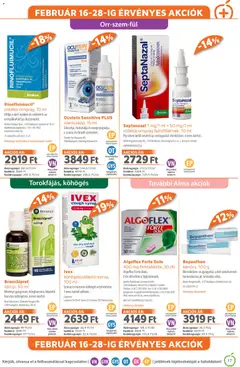 Alma Gyógyszertárak Akciós újság - amely érvényes a következő dátumtól: 01.02.2026 | Oldal: 17 | Termékek: Áfonya, TV, Bor, Alma