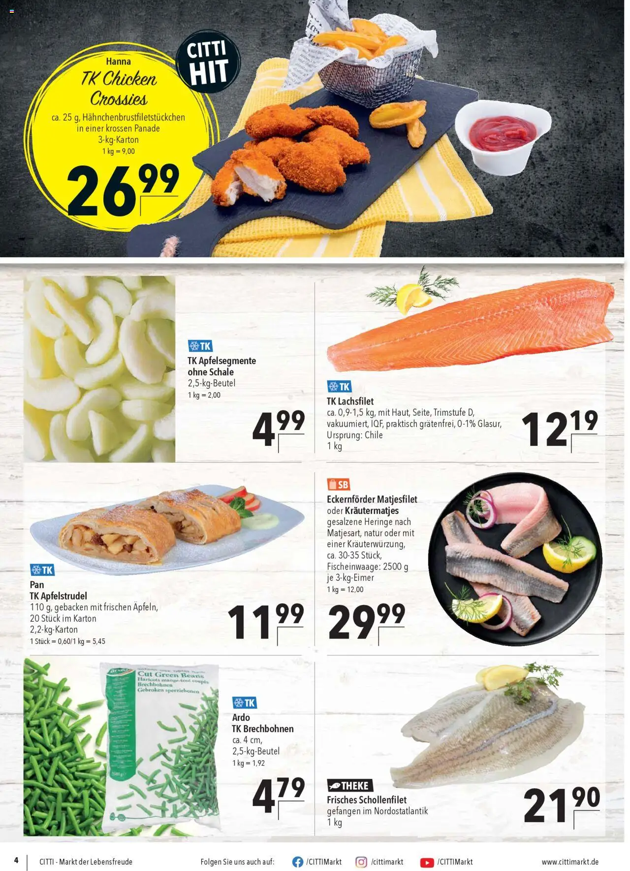 CITTI Markt Aktuelle Angebote für Profis – gültig ab 08.10.2025 | Seite: 4 | Produkte: Theke