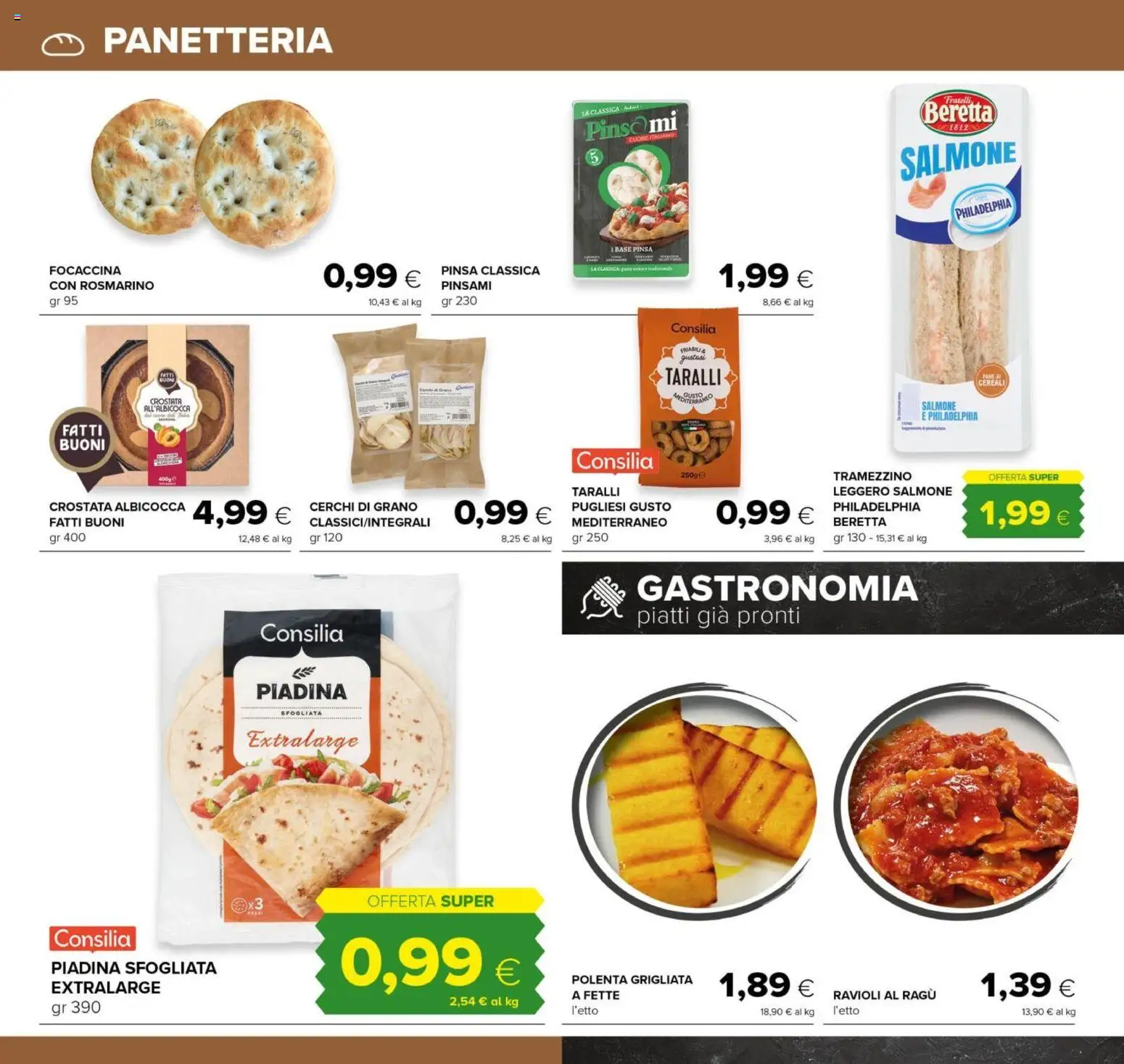 Volantino Tigre del 02.01.2026 | Pagina: 6 | Prodotti: Salmone, Ragú, Taralli, Tramezzino