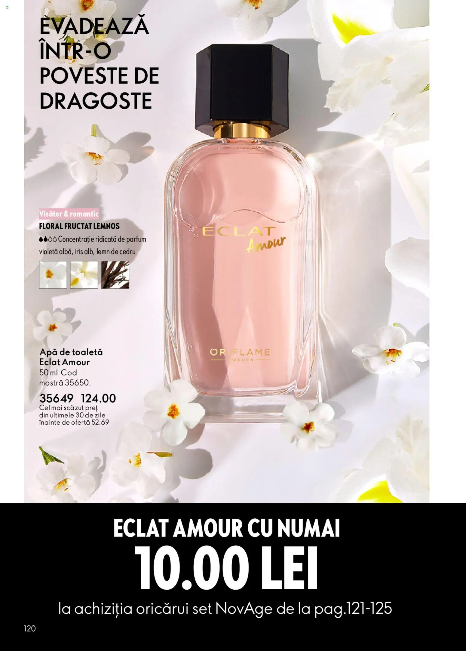 Noul catalog Oriflame – valabil de la 11.02.2026 | Pagină: 120 | Produse: Toaletă, Parfum, Apă de toaletă, Apă