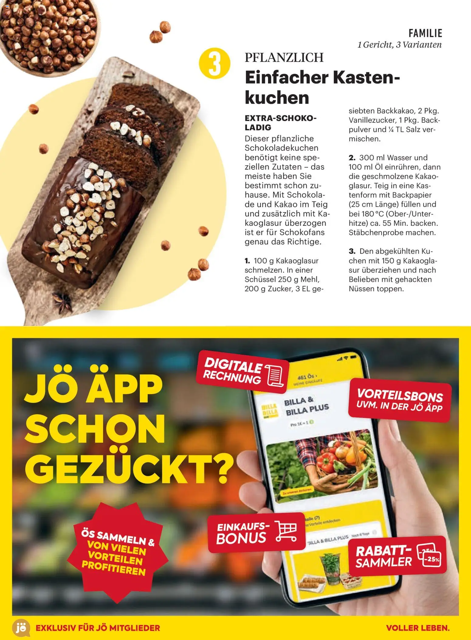 Billa  Frisch Gekocht gültig ab 01.11.2025 | Seite: 37 | Produkte: Wasser, Salz, Accessoires tir à l’Arc, Öl