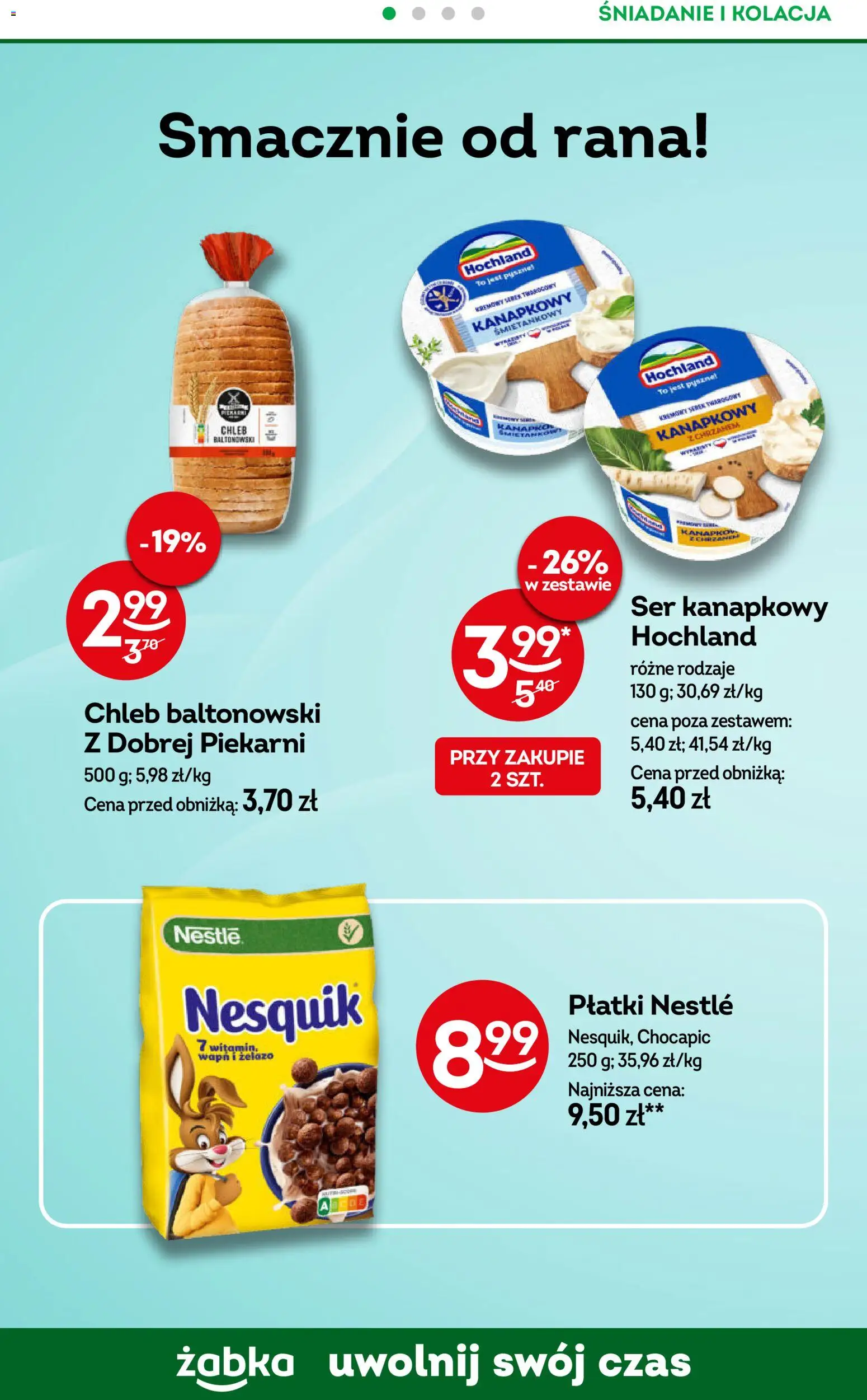 Żabka Gazetka - Codzienne produkty od 25.02.2026 | Strona: 10 | Produkty: Serek, Żelazo, Ser, Chleb