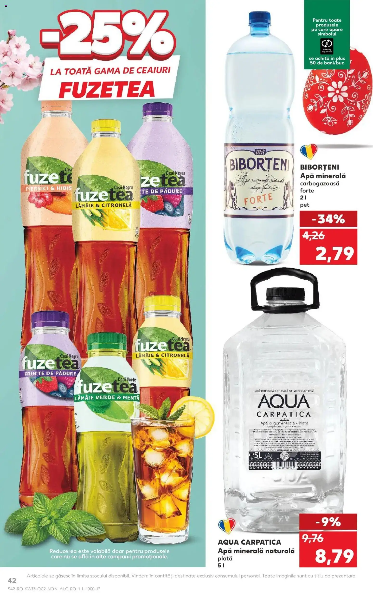Noul catalog Kaufland – valabil de la 25.03.2026 | Pagină: 42 | Produse: Yazı tahtası kalemi, Apă, Fructe, Lămâie
