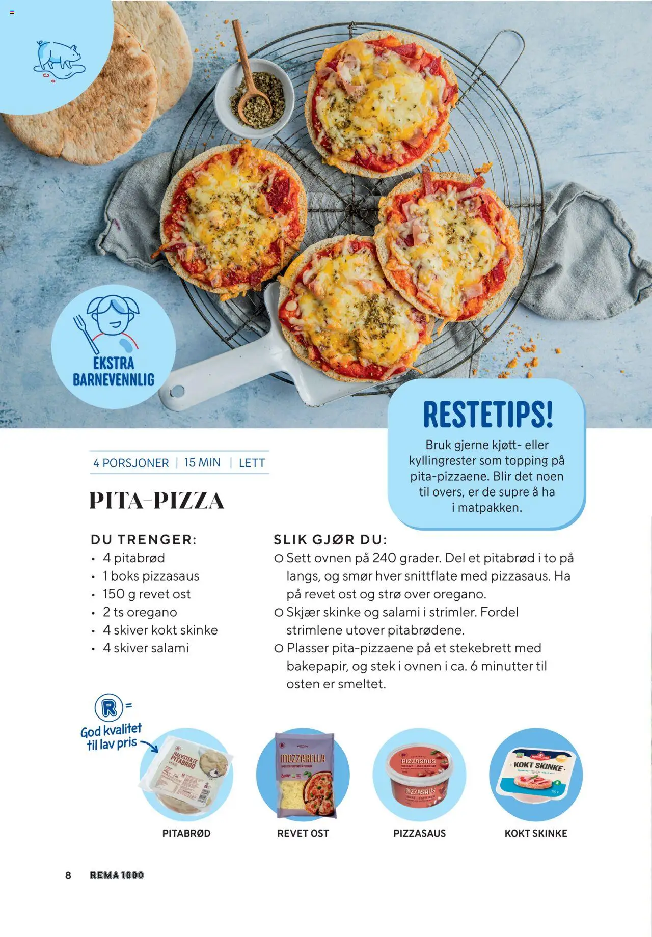 {H1} | Side: 8 | Produkter: Skinke, Кухоль, Grep, Форель