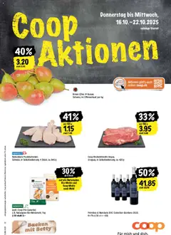 Coop Aktionen ab 16.10.2025 gültig