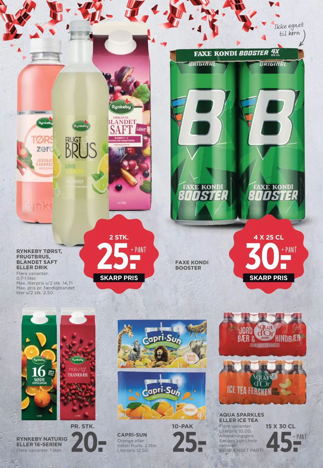 Meny Tilbudsavis gyldig fra 29.08.2025 | Side: 37 | Produkter: Rammer, Appelsiner, Hindbær, Faxe Kondi