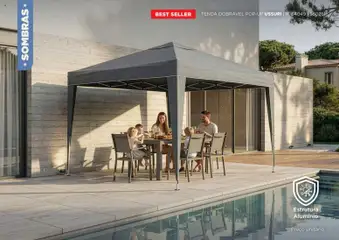 Pré-visualização Espaço Casa folheto Ar Livre 2026 válido de 07.03.2026 | Página: 222 | Produtos: Tenda, Sombras