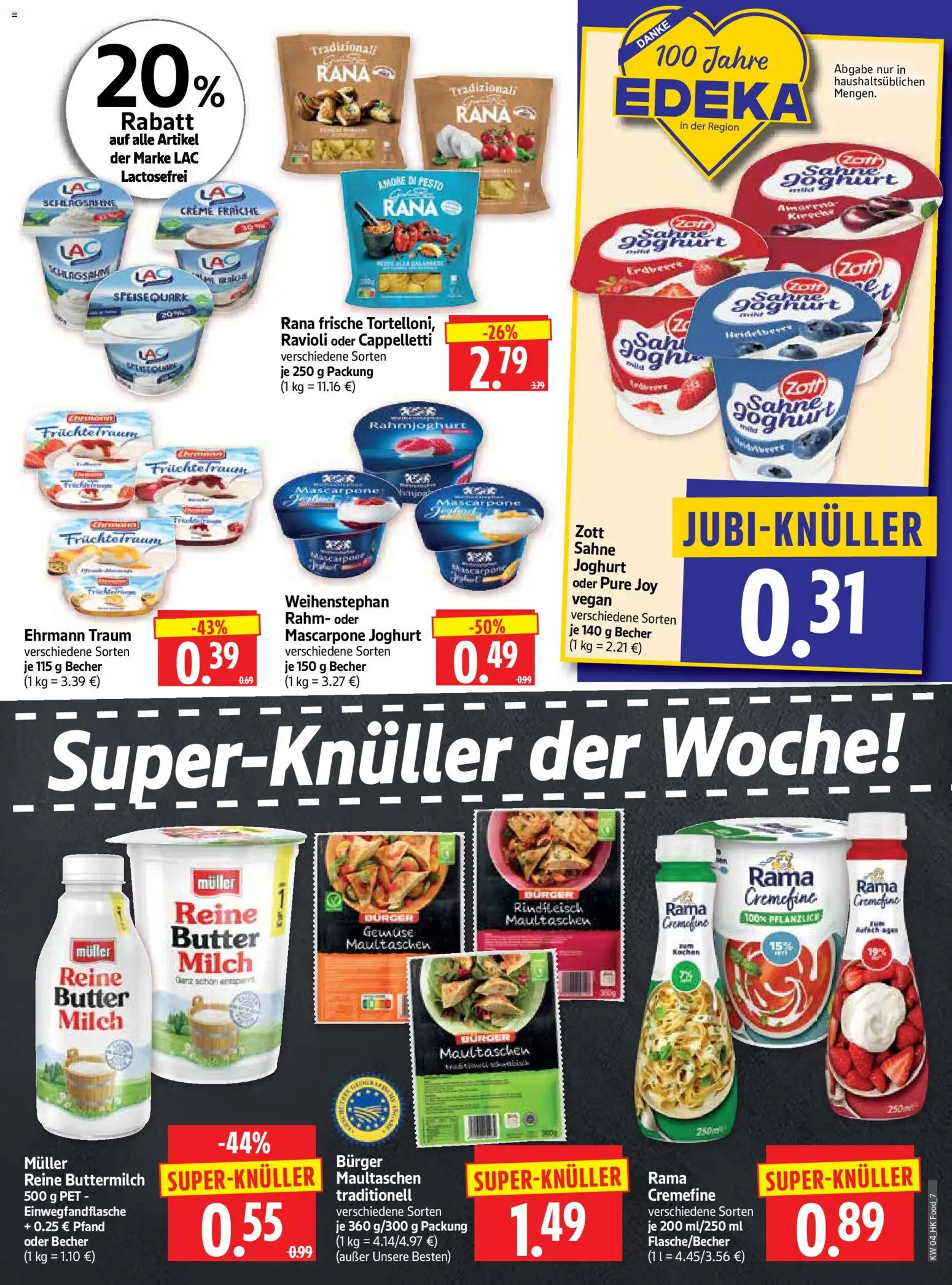 HERKULES Prospekt 	 – gültig ab 19.01.2026 | Seite: 7 | Produkte: Mascarpone, Creme, Rindfleisch, Speisequark