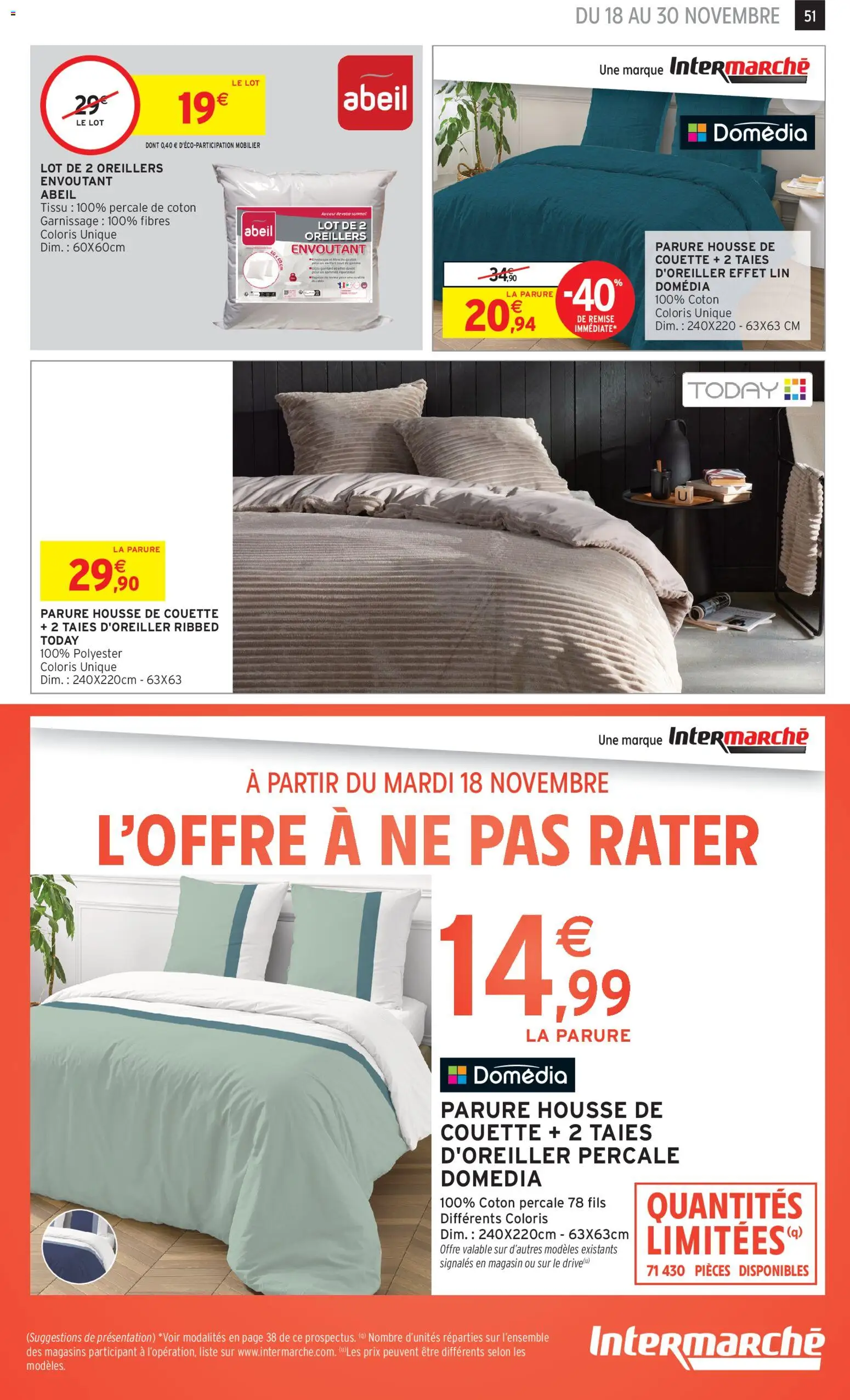 {H1} | Page: 51 | Produits: Coton, Housse de couette, Couette