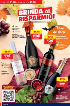 Anteprima del volantino VINO SPUMANTE BRUT EXTRA DRY, 750 ml valido a partire dal 13.10.2025 | Pagina: 14