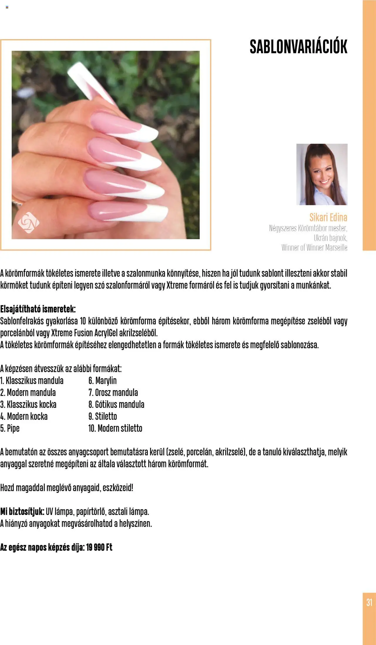Crystal Nails akciós ujság - amely érvényes a következő dátumtól: 01.06.2025 | Oldal: 31 | Termékek: Mandula