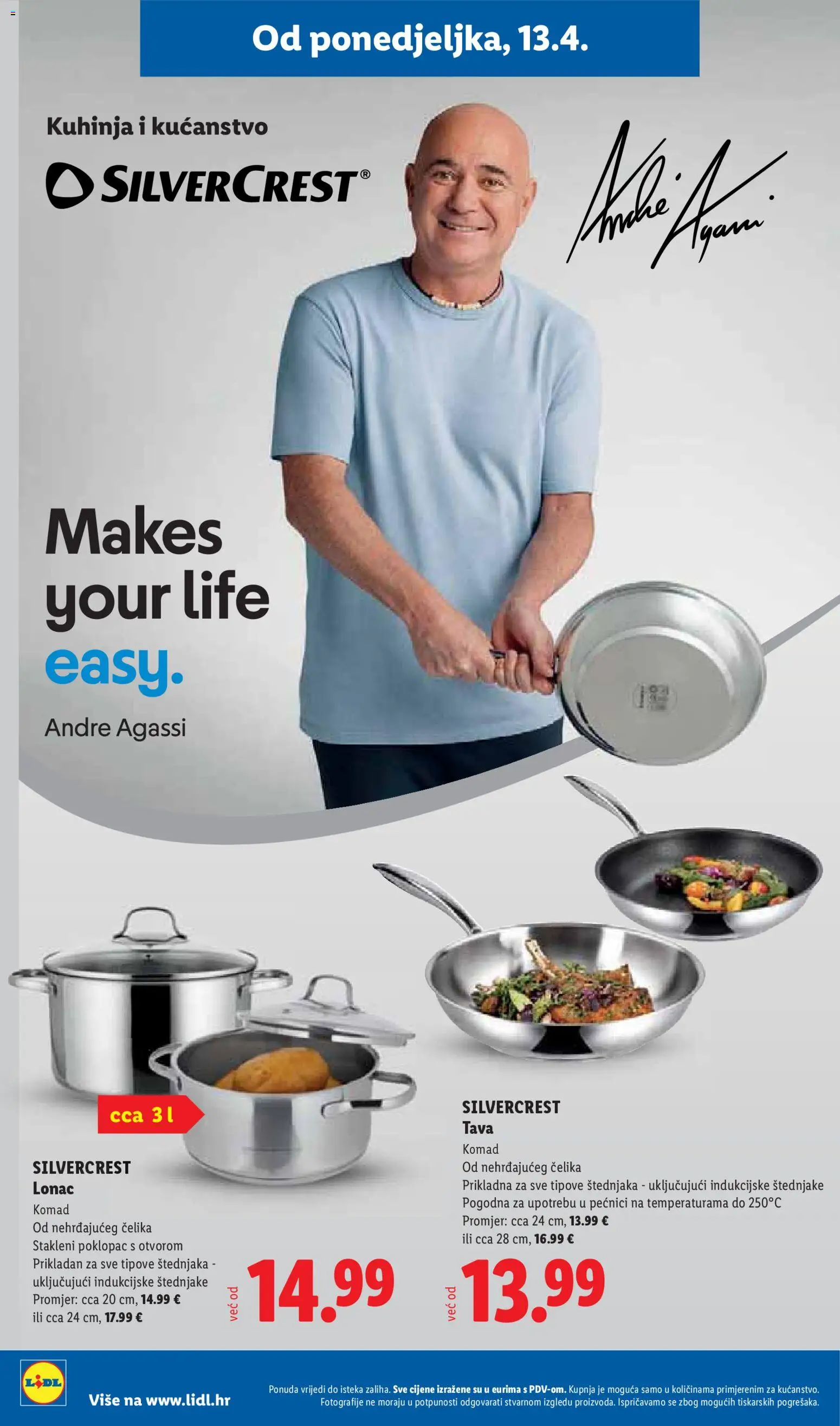 Lidl katalog | vrijedi od 13.04.2026 | Stranica: 26 | Proizvodi: Pan, Kuhinja, Tava, Lonac