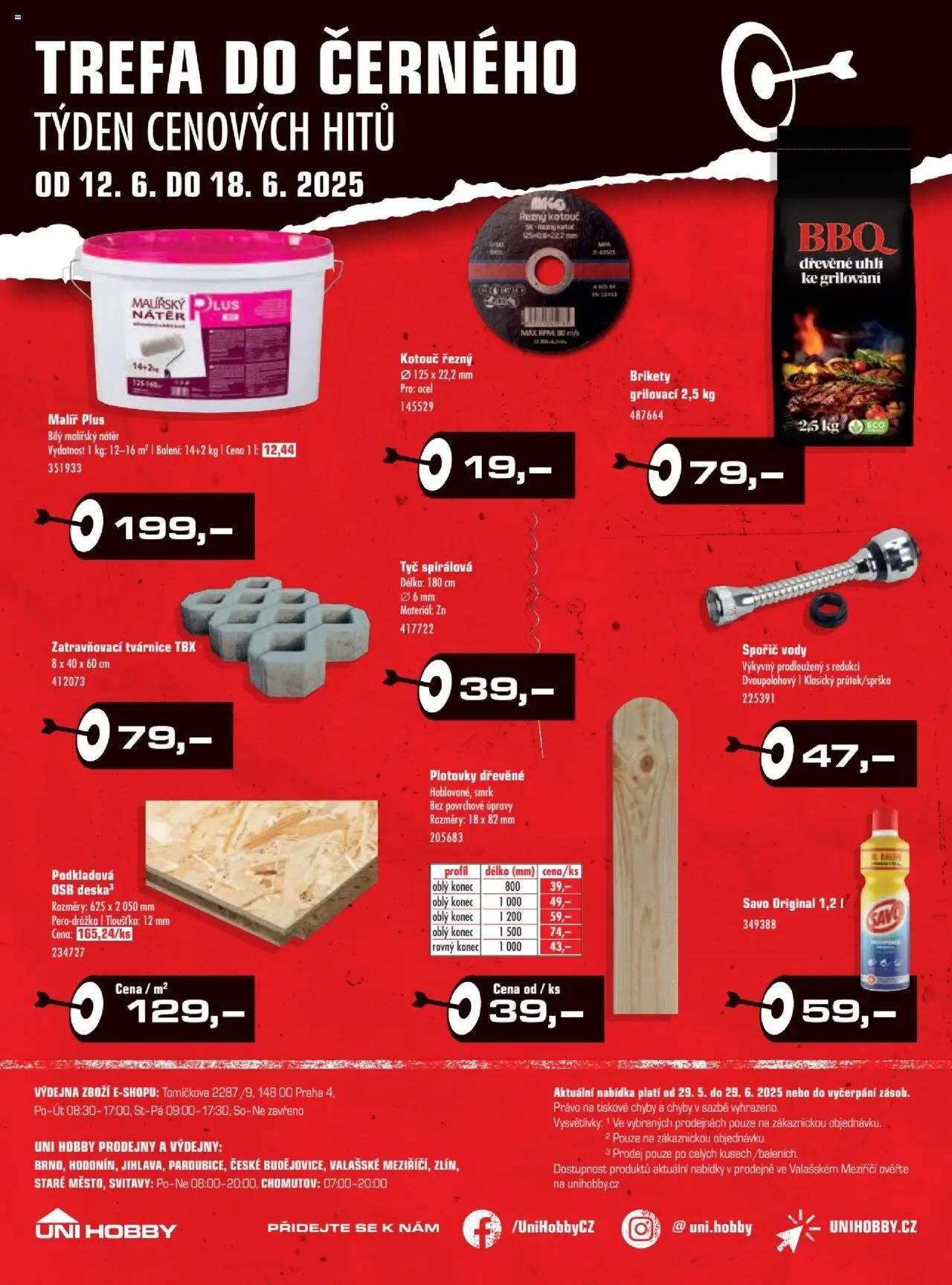 Uni Hobby leták od 28.05.2025 | Strana: 33 | Produkty: Grilování, Savo, Brikety, Spořič vody