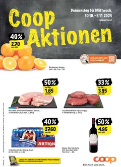 Coop Aktionen ab 30.10.2025 gültig