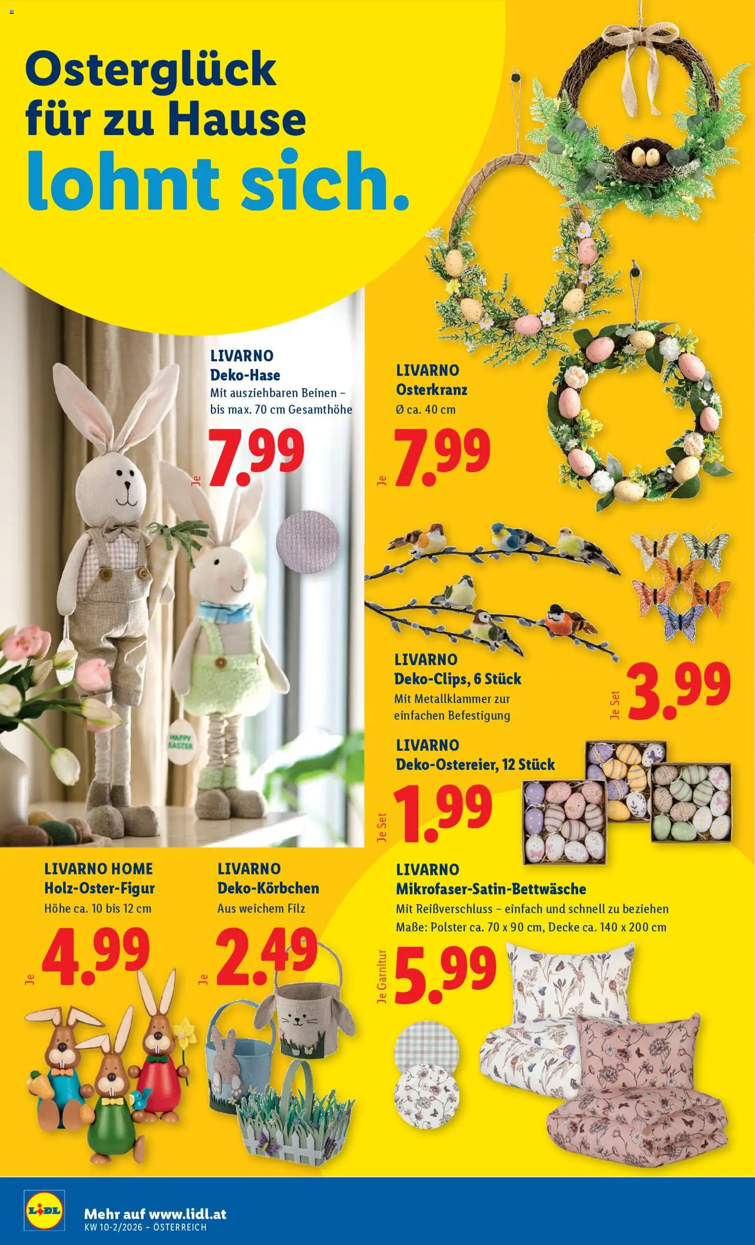 Lidl Flugblatt - Oberpullendorf, Güssing, Oberwart gültig ab 05.03.2026 | Seite: 22 | Produkte: Decke