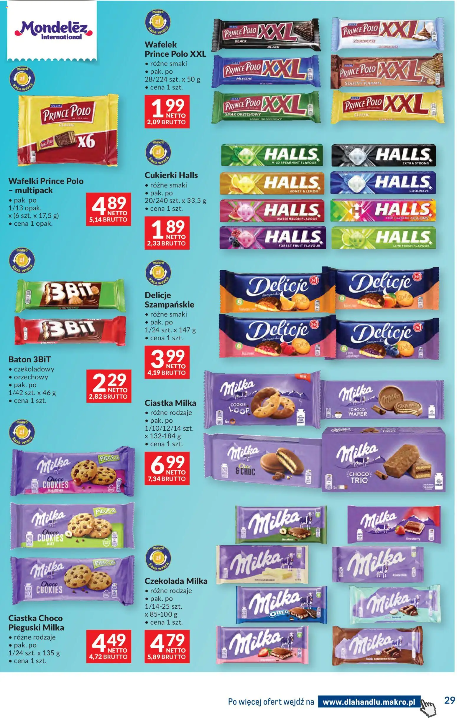 Makro Gazetka - Dystrybucja do sklepów od 27.12.2025 | Strona: 29 | Produkty: Czekolada milka, Milka, Czekolada, Cukierki