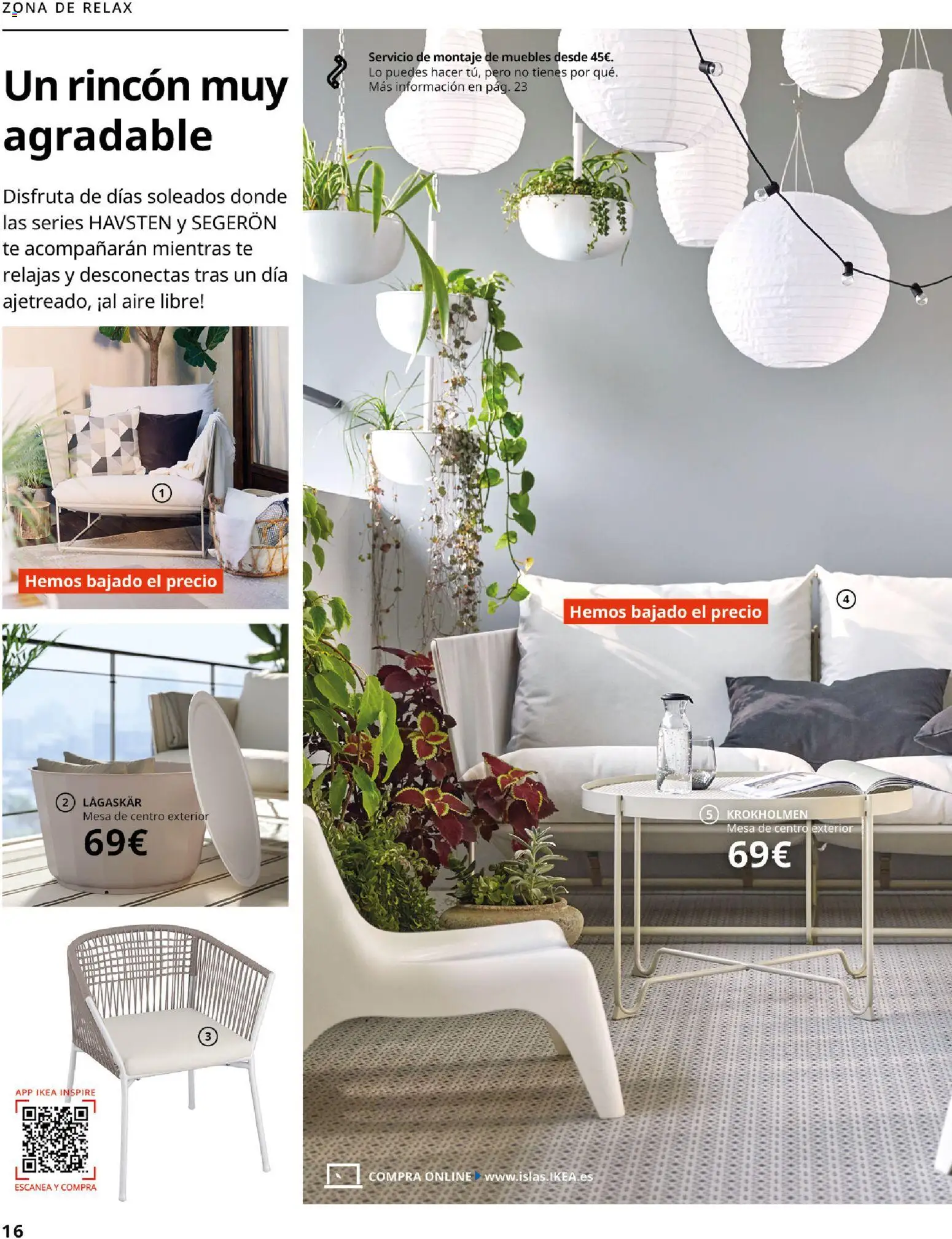 Catálogo IKEA Muebles de exterior │ válido desde el 10.12.2025 | Página: 16 | Productos: Té, Muebles, Mesa