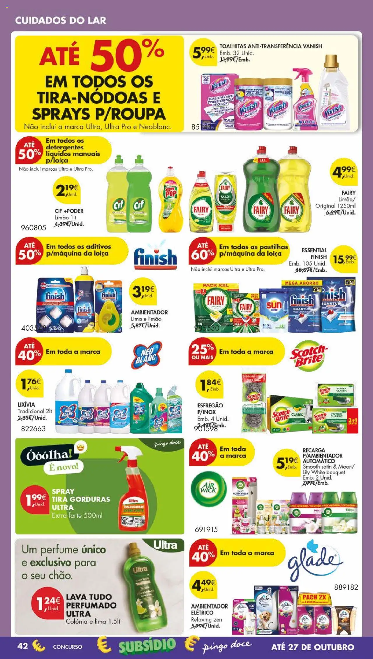 Pingo Doce folheto │ válido de 30.09.2025 | Página: 50 | Produtos: Esfregão, Perfume